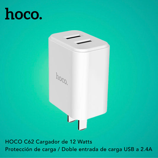HOCO C62 Cargador Rápido 12 Watts