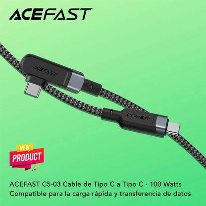 ACEFAST C5-03 Cable Tipo C a Tipo C a 100 Watts