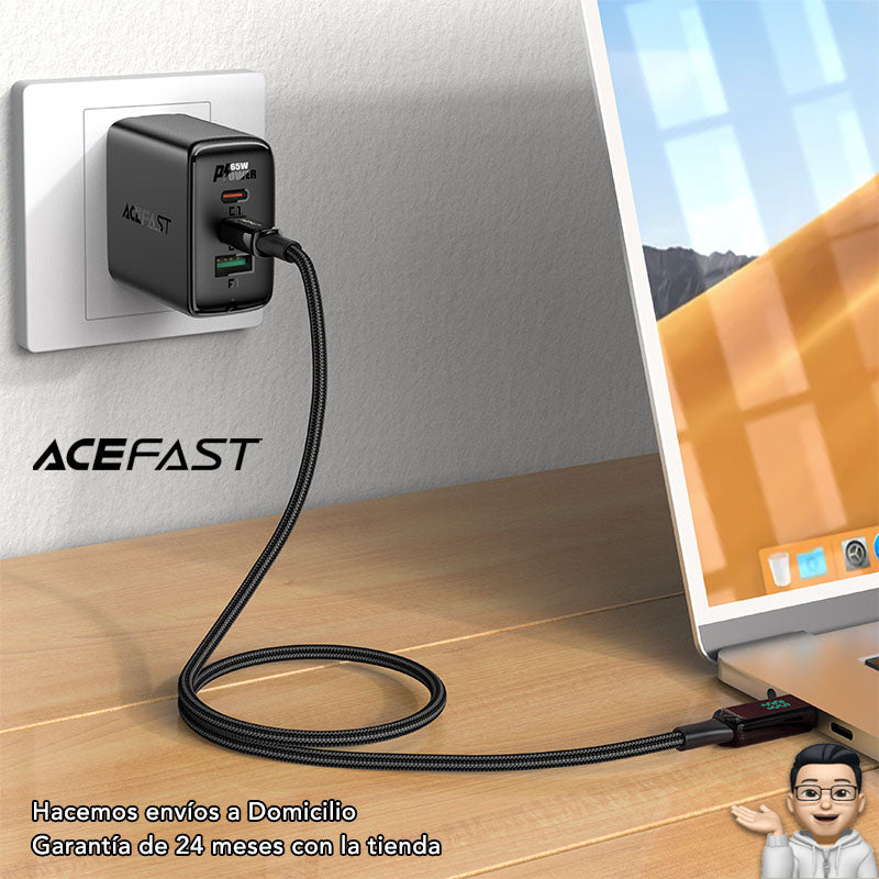 ACEFAST C6-03 Cable Tipo C a Tipo C a 100 Watts