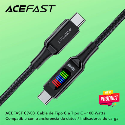 ACEFAST C7-03 Cable Tipo C a Tipo C a 100 Watts