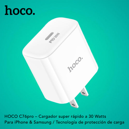 HOCO C76pro Cargador Rápido 30 Watts