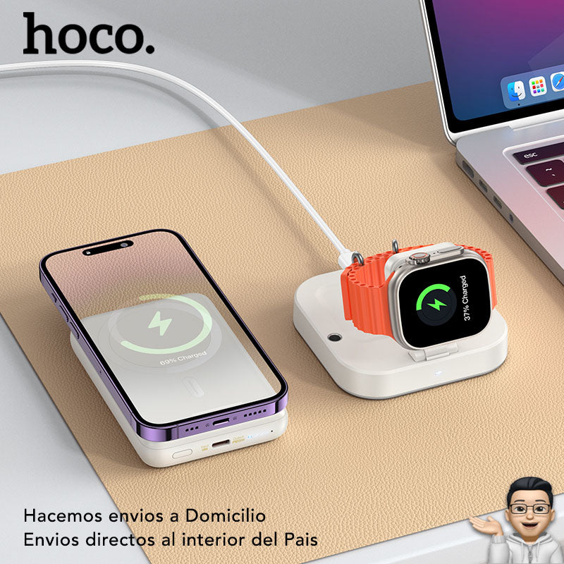 HOCO CQ16 Base inalámbrica 4en1 portátil