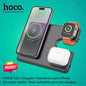 HOCO CQ1 Base inalámbrica 3en1 para iPhone