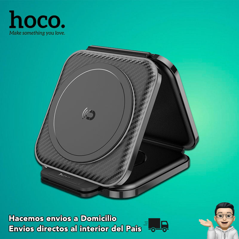 HOCO CQ4 Base inalámbrica 3en1 para iPhone