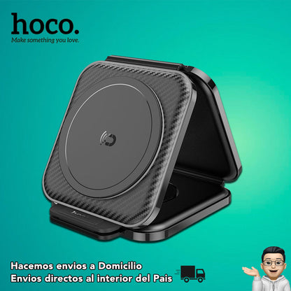 HOCO CQ4 Base inalámbrica 3en1 para iPhone