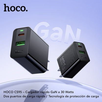 HOCO CS95 Cargador Rápido a 30 Watts