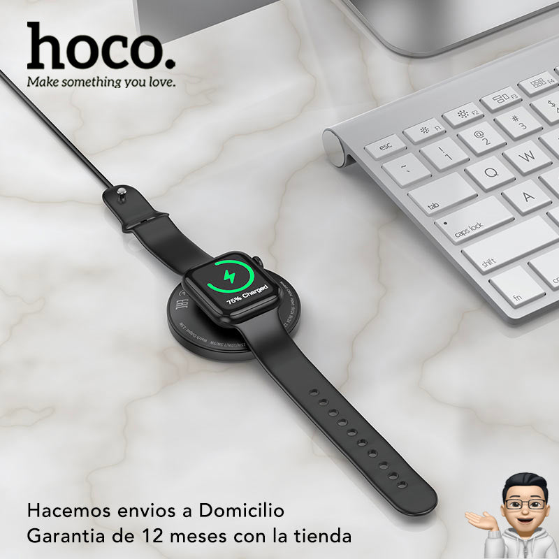 HOCO CW34 Cargador inalámbrico 2en1 MagSafe