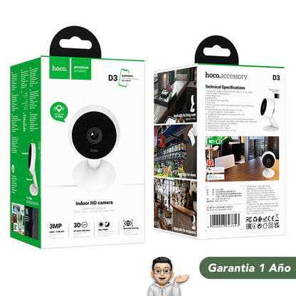 HOCO D3 Cámara de Seguridad para Interiores FULL HD