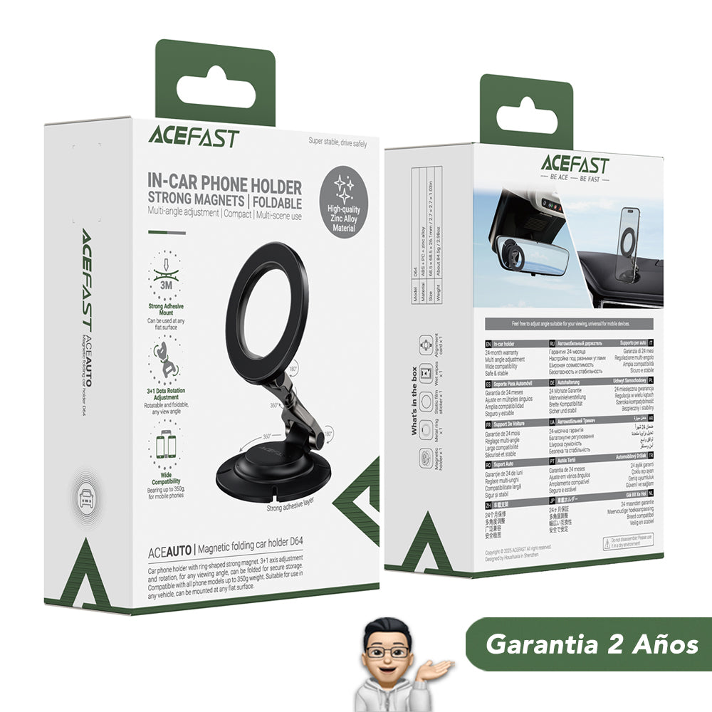 ACEFAST D64 Soporte Magsafe para Auto