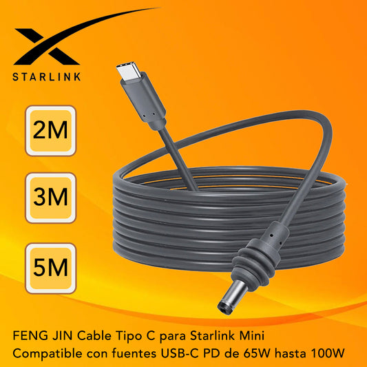 FENG JIN Cable Tipo C para Starlink Mini