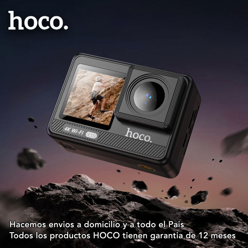 HOCO DV102  Cámara Sport 4k Antivibración