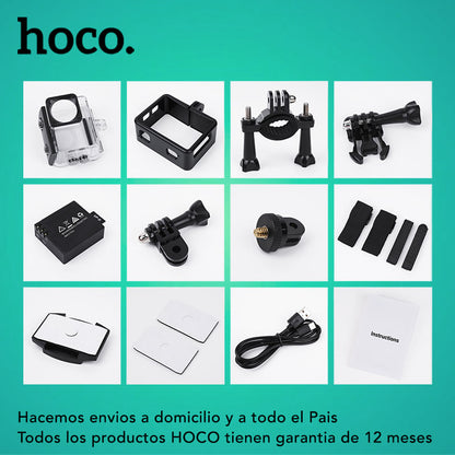 HOCO DV102  Cámara Sport 4k Antivibración