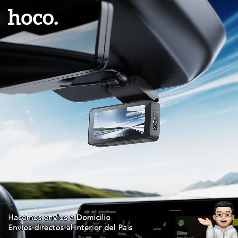 HOCO DV12  Grabadoras para vehículo con pantalla GPS