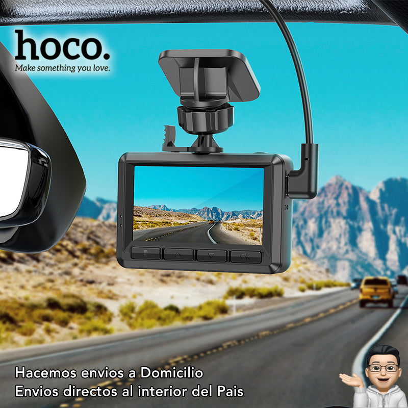 HOCO DV2 Grabadora para vehículo con pantalla