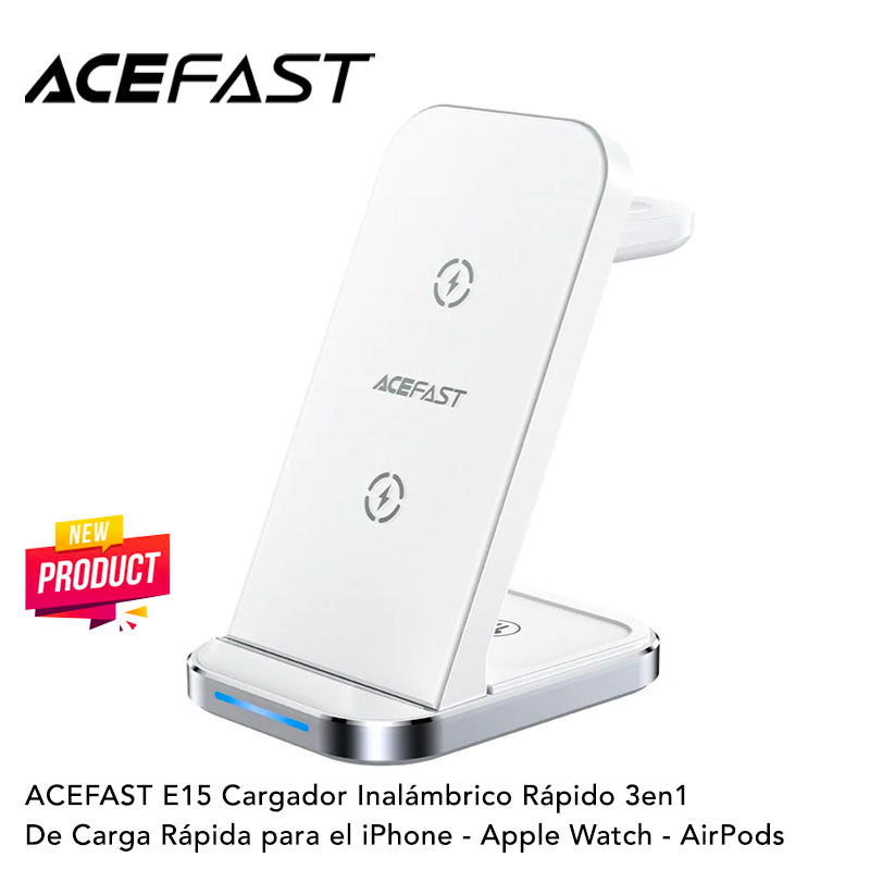 ACEFAST E15 Cargador inalámbrico 3en1