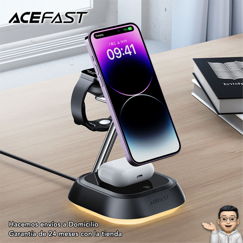 ACEFAST E16 Cargador inalámbrico 3en1