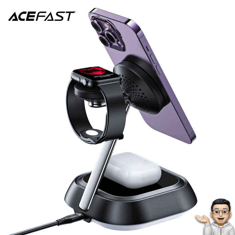 ACEFAST E16 Cargador inalámbrico 3en1