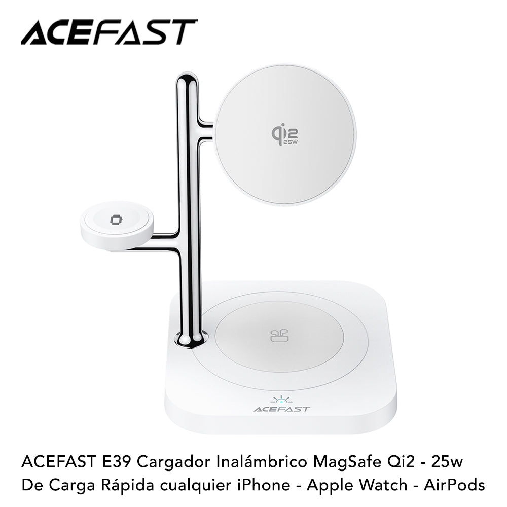 ACEFAST E39 Cargador inalámbrico Qi2 3en1