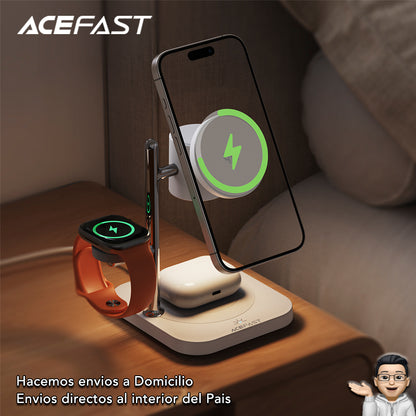 ACEFAST E39 Cargador inalámbrico Qi2 3en1