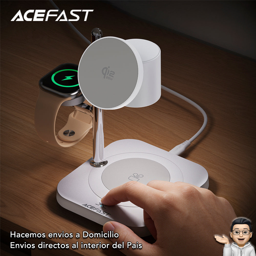ACEFAST E39 Cargador inalámbrico Qi2 3en1