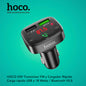 HOCO E59 Transmisor y Cargador de Auto Rápido 18W