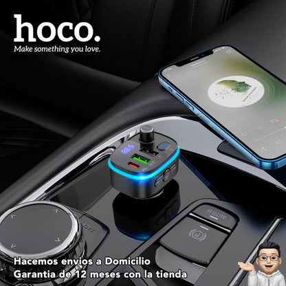HOCO E62 Transmisor y Cargador de Auto Rápido 20W