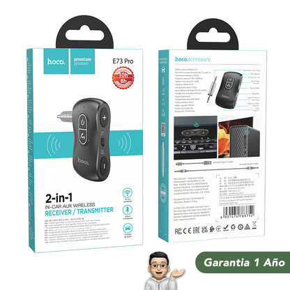 HOCO E73 pro Transmisor & Receptor Bluetooth