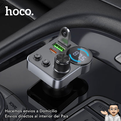 HOCO E86 Transmisor y Cargador de Auto Rápido 48W