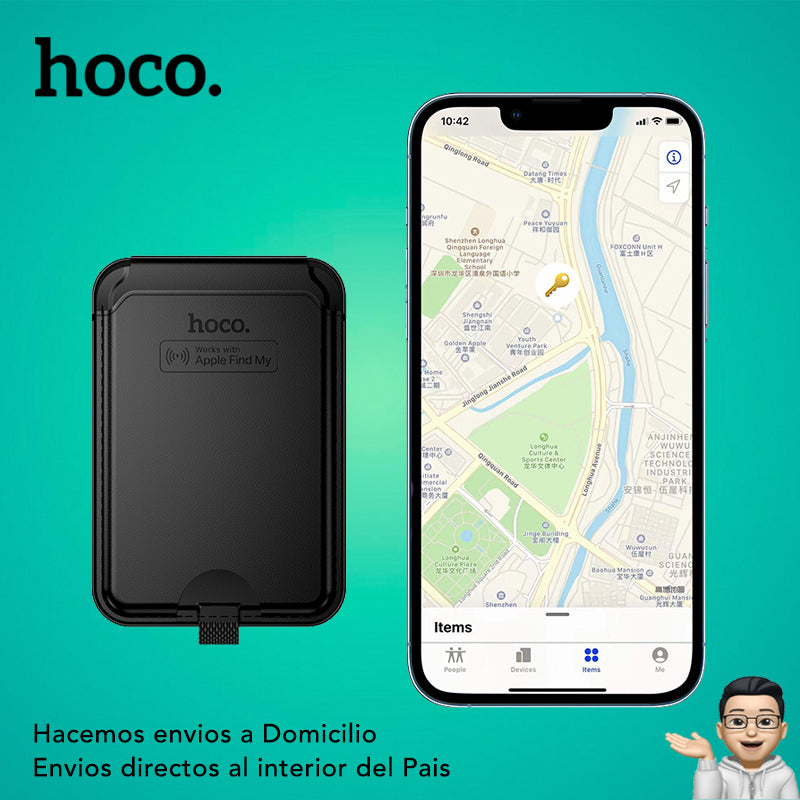 HOCO E91I Tarjetero magnético inteligente anti pérdida