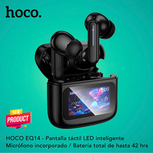 HOCO EQ14 Audífonos TWS con pantalla LED