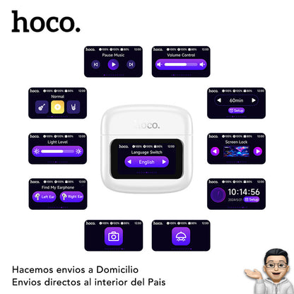 HOCO EQ14 Audífonos TWS con pantalla LED