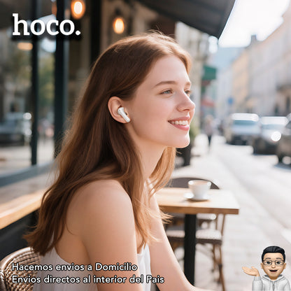 HOCO EQ34 Audífonos TWS con ANC y ENC compatible con APP