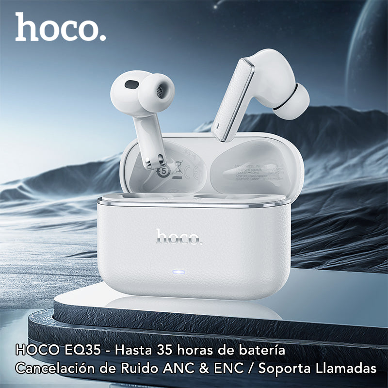 HOCO EQ35 Audífonos TWS con ANC y ENC