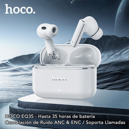 HOCO EQ35 Audífonos TWS con ANC y ENC