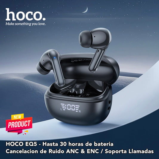 HOCO EQ5 Audífonos TWS con Cancelación de Ruido  Precio