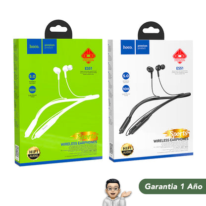 HOCO ES51 Audífonos Bluetooth tipo Collar de 10 horas
