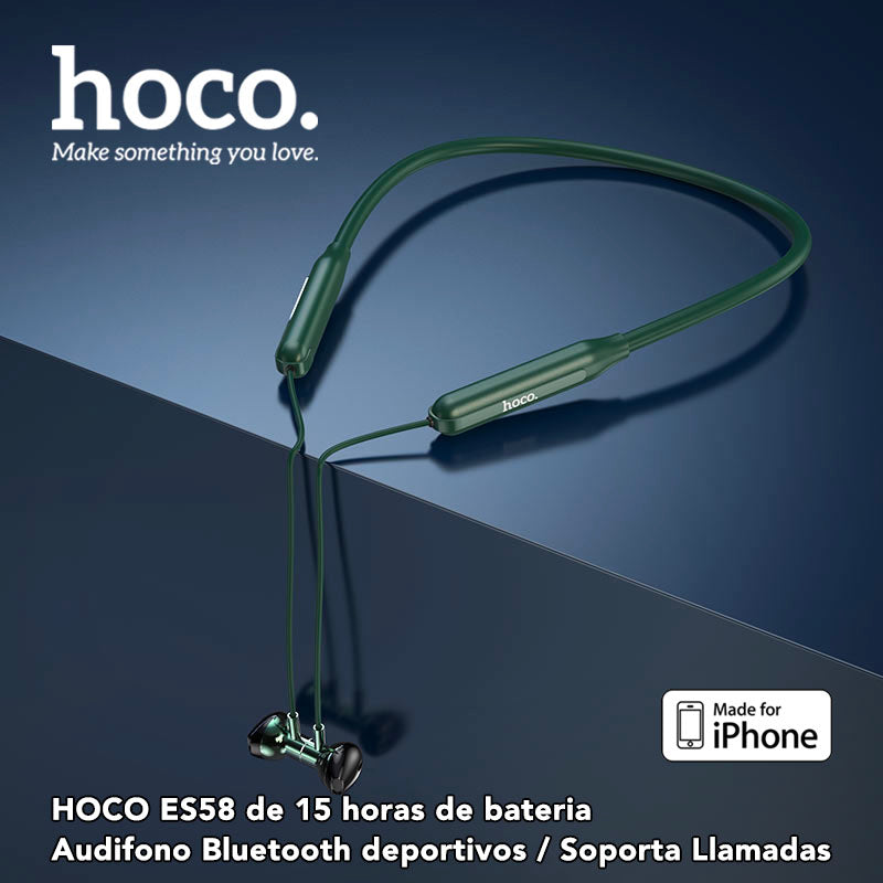 HOCO ES58 Audífonos Bluetooth tipo Collar de 15 horas