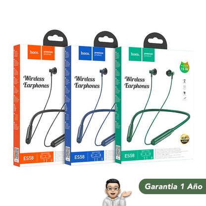 HOCO ES58 Audífonos Bluetooth tipo Collar de 15 horas