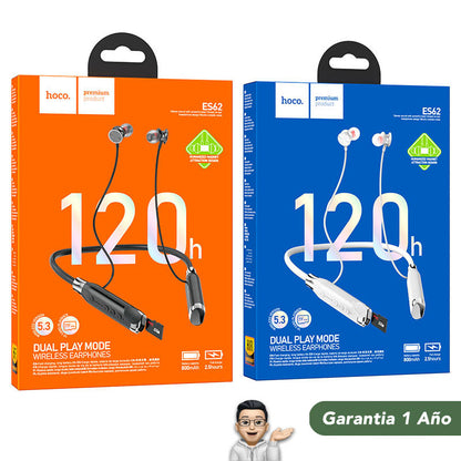 HOCO ES62 Audífonos Bluetooth tipo Collar de 120 horas