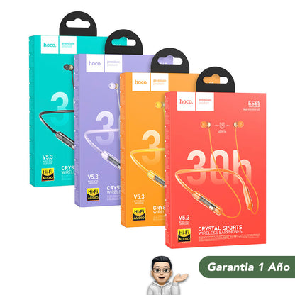 HOCO ES65 Audífonos Bluetooth tipo Collar de 30 horas