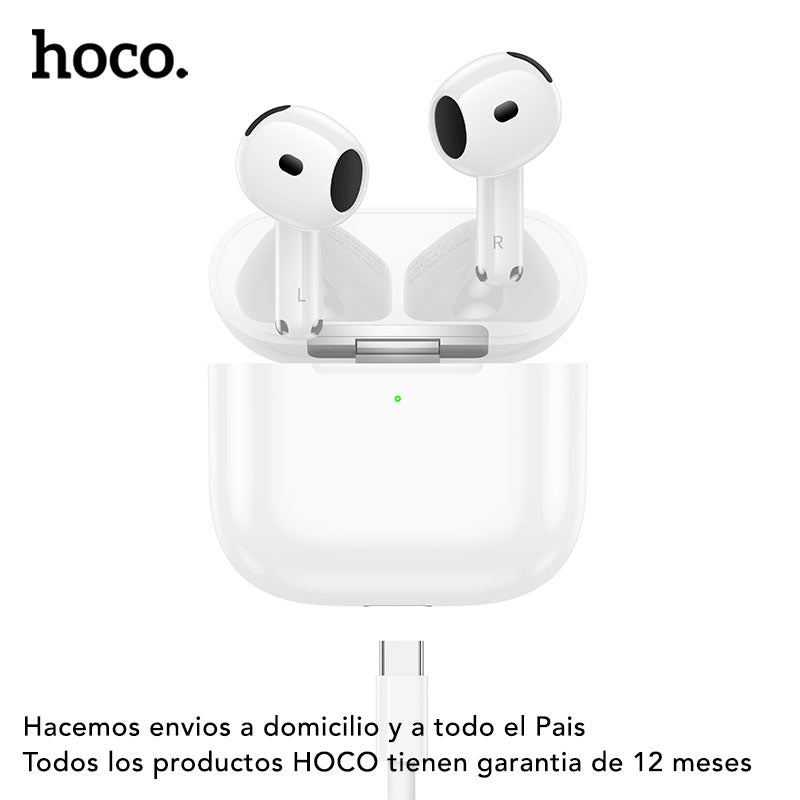 HOCO EW85 Audífonos TWS con ANC (Tipo Airpods 4)