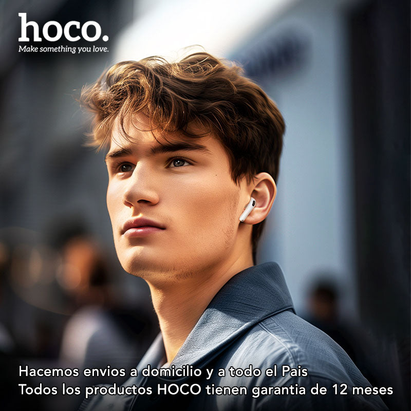 HOCO EW85 Audífonos TWS con ANC (Tipo Airpods 4)