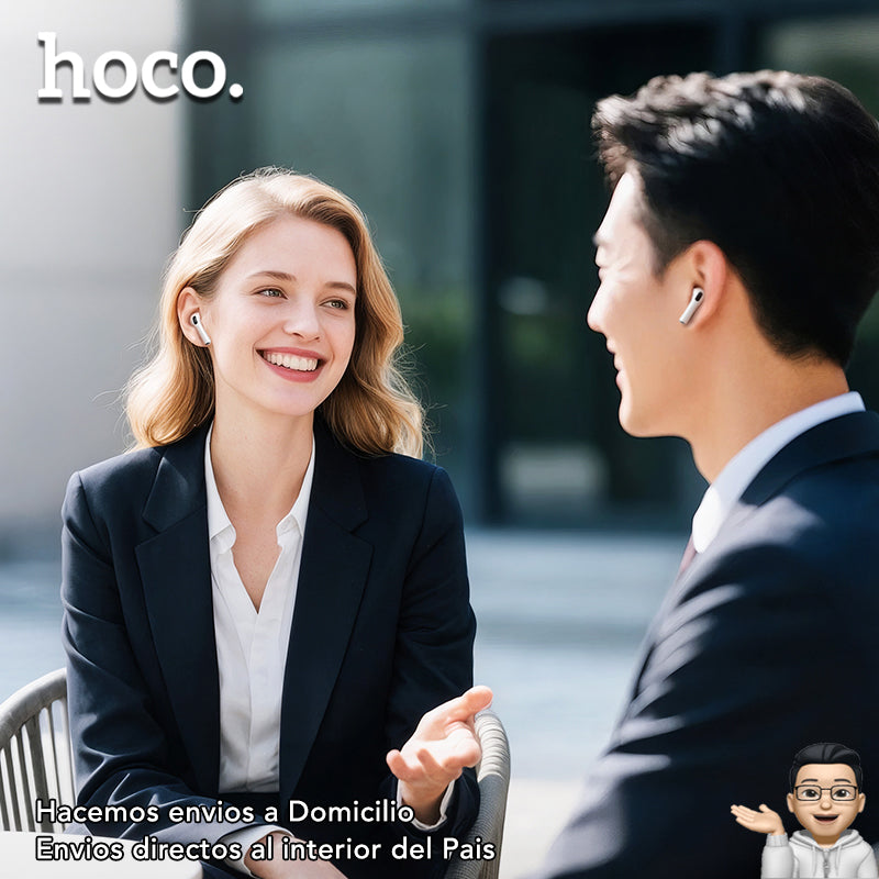 HOCO EW98 Audífonos TWS Traductor IA (Tipo Airpods Pro 3)