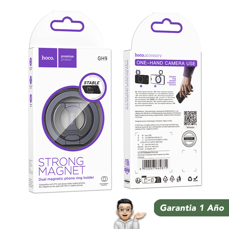 HOCO GH9 Soporte Magsafe anillo plegable