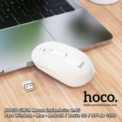 HOCO GM14 Mouse Inalámbrico 2.4G