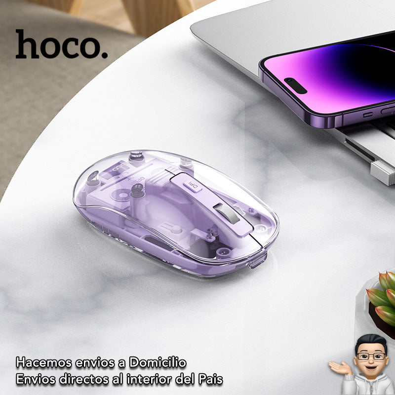 HOCO GM26 Mouse inalámbrico y Bluetooth