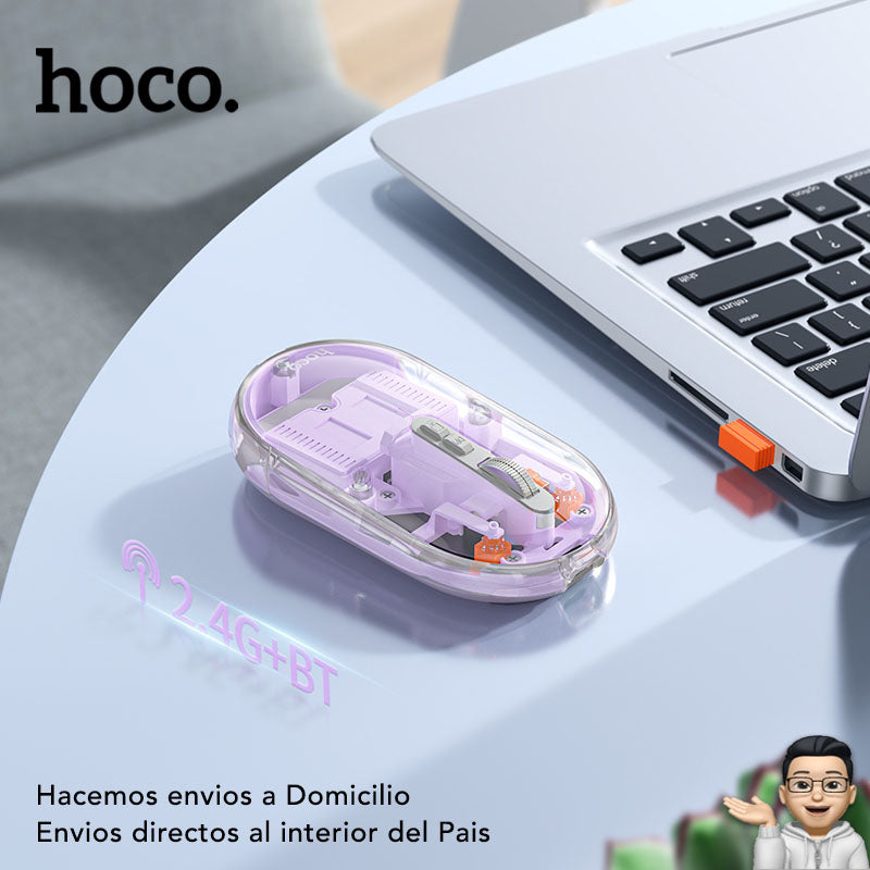 HOCO GM35 Mouse inalámbrico y Bluetooth
