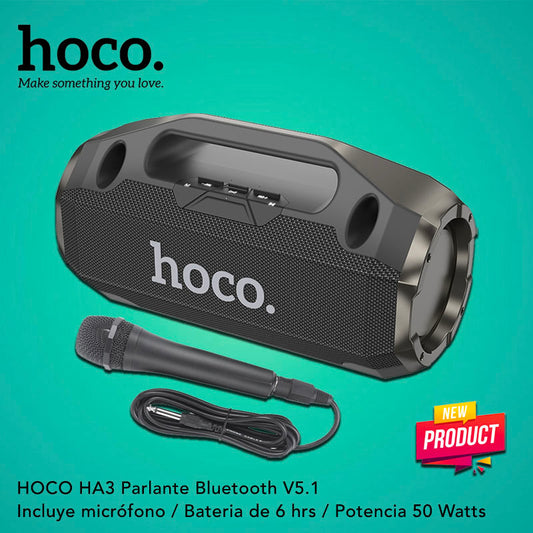 HOCO HA3 Parlante Bluetooth 50 Watts
