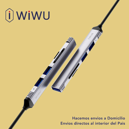 WIWU Wi-HB003 Adaptador HUB Tipo-C 5en1