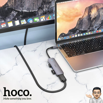 HOCO HB28 Adaptador HUB Tipo-C 6en1